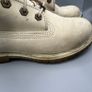 Timberland Womens Sz UK 5 EU83 Stone White Premium 6-inch Leather Boots Gum Sole Image 10