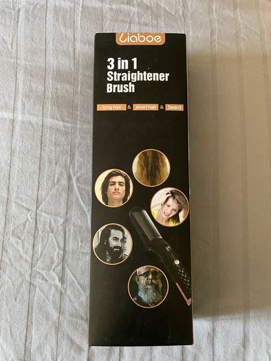 3 in 1 straightener brush, like new, barely used