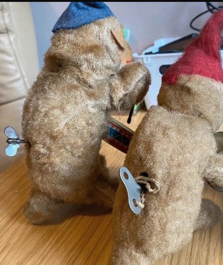 Vintage Max Carl West Germany Wind-Up Monkeys