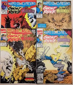 Marvel Comics Presents #'s 108-111 (4 Issues) Thanos, Ghost Rider & Wolverine Appearances (1992)