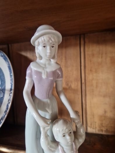 porcelain mother and child