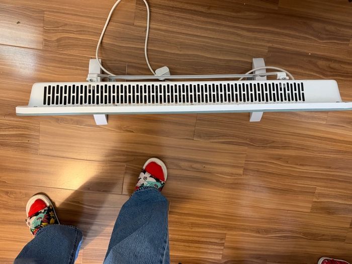 Electric heater (you can connect to your phone app and turn on or off when not at home)