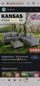 Rattan set brand new in box