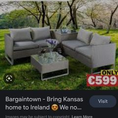 Rattan set brand new in box