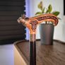 Unique Handmade Walking Stick, Kitty with Celtic Knot Handle, Never Used Image 6