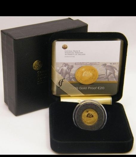 1g irish gold proof coin