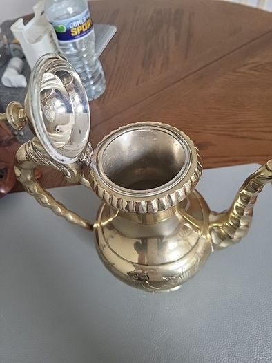 Brass epns teapot