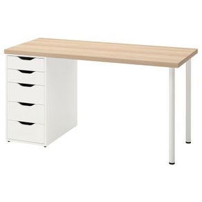 Ikea Lagkapten / Alex Desk, White