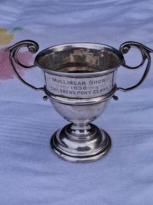 West and Son Irish Sterling Silver Trophy(1930 59 grams)