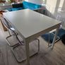 IKEA extendable table and 4 chairs Image 3