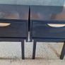 double bed frame and matching bedside tables Image 3