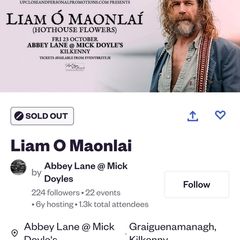 Liam O Maonlai Abbey Lane