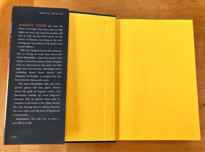 Magnus Chase & The Gods Of Asgard, Book 2 , The Sword Of Summer by Rick Riordan