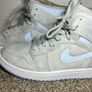 Nike Air Jordan1 Light Grey / Baby Blue UK4 Image 4