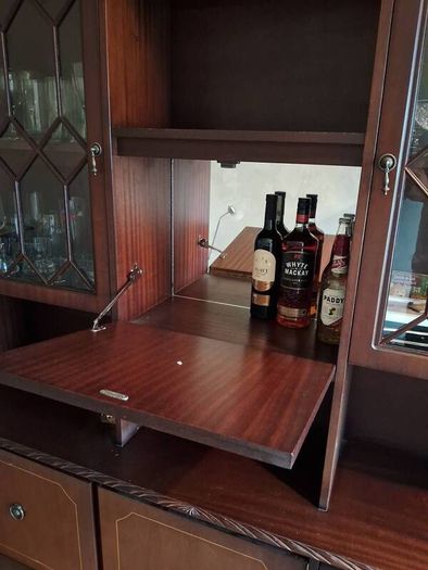 Mahogany Display Cabinet