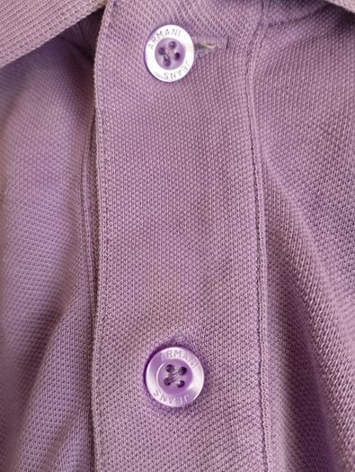 Purple Armani Polo Shirt Size S