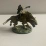 3 x Lord of the Rings Metal Figures NLP Warg Rider Nazgul Troll Image 2