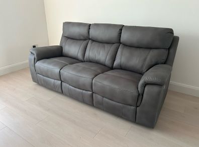 3 seater sofa with electric recliner