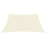 Sunshade Sail 160 g/ sq.m Cream 7x7 m HDPE Image 4