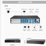 SANNCE 8CH 1080N DVR CCTV System 4pcs 1080P Dome Security Cameras IR Indoor Waterproof Outdoor Video Surveillance CCTV Kit Image 10