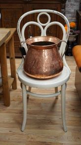 Vintage Hammered Copper Planter / Jardiniere