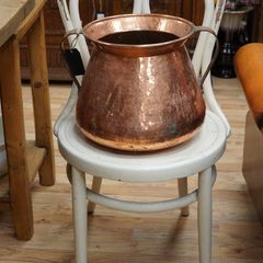 Vintage Hammered Copper Planter / Jardiniere