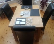 Dining room table and chairs