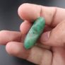 Lot Of 3 Vintage Jade one Fish shape two Green heart Shape Pendants Image 6