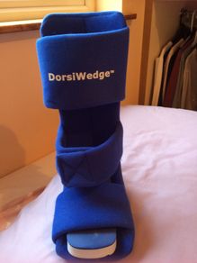 Dorsiwedge night splint for plantar fasciitis