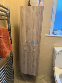 Wall hung tall boy