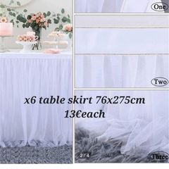Table Skirt for Events