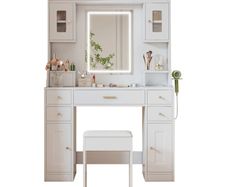 Brand New in boxes- Vanity with power outlets inc USBC