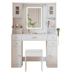 Brand New in boxes- Vanity with power outlets inc USBC