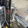 White triple glazed window painted black outside perfect working order 1360 wide 1580 high Image 4