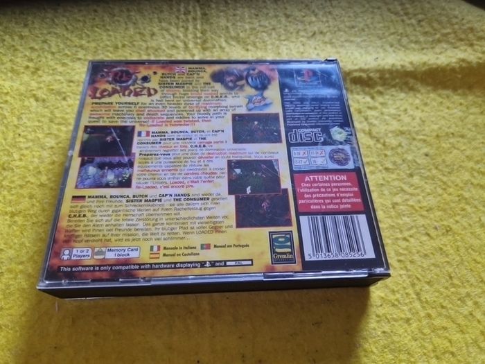 Re Loaded PlayStation1 Ps1 PlayStation2 Ps2 games Original