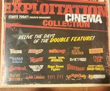 The Exploitation Cinema Collection Rare DVD set