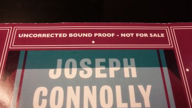 Boys And Girls - Joseph Conolly - Uncorrected Bound Proof