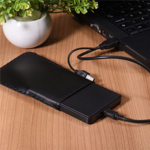 USB 2.0 to SATA 2.5" SSD/HDD Enclosure ABS Black (Brand New/Warranty)