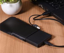 USB 2.0 to SATA 2.5" SSD/HDD Enclosure ABS Black (Brand New/Warranty)