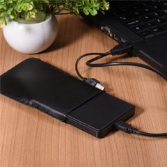 USB 2.0 to SATA 2.5" SSD/HDD Enclosure ABS Black (Brand New/Warranty)