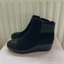 ankle size 39 black suede wedge comfortable boots Image 3