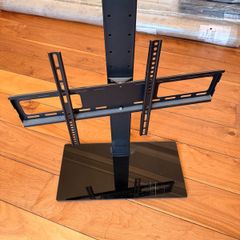 Single Column TV stand, height adjusabke, tv up to 75in