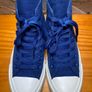 Boys Converse All Star Chuck Taylor II Lunarlon Blue Hi Top Trainers UK3.5 EU36 Image 7
