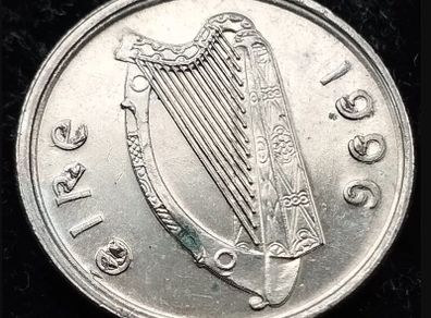 [#2094] - Ireland 1996 | ERROR | Irish 5p | 5 Pence | KM.28 | UNC
