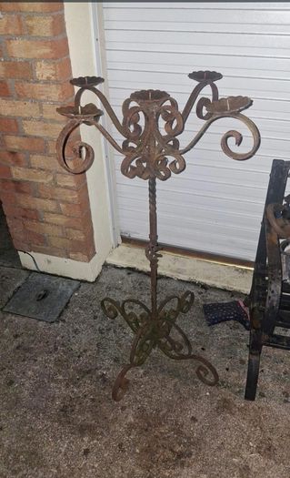 antique candle holder