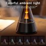 Flame Aroma Diffuser 150ml  Essential Oil Humidifier with Simulated Flame & Color Changing Ambient Light, 2H/4H/6H Timer, Auto Shut-Off, Ultrasonic Cool Mist for Home, Bedroom, Office Image 7