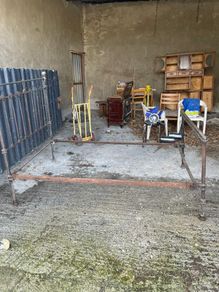 Antique Cast Iron Bed frame