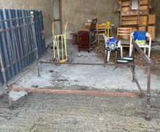 Antique Cast Iron Bed frame