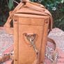 1940's Pigskin Leather Camera Shoulder Bag Image 5
