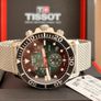 Tissot Chronograph Watch SEASTAR 1000 Green Mesh T1204171109100 Image 3